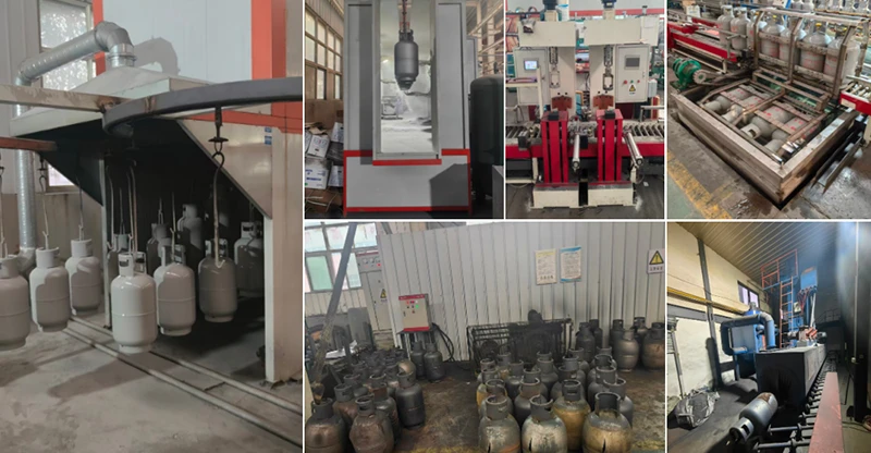 এলপিজি সিলিন্ডার জলের চাপ পরীক্ষার লাইন এবং অন্যান্য সহায়ক সরঞ্জাম